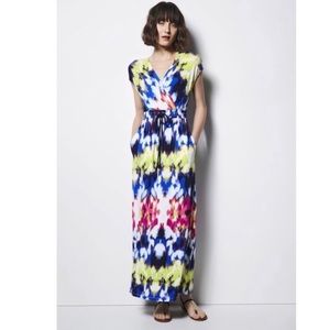 Milly for design nation drawstring maxi dress